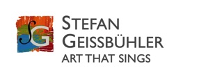 Artist Stefan Geissbühler, abstract modern paintings.